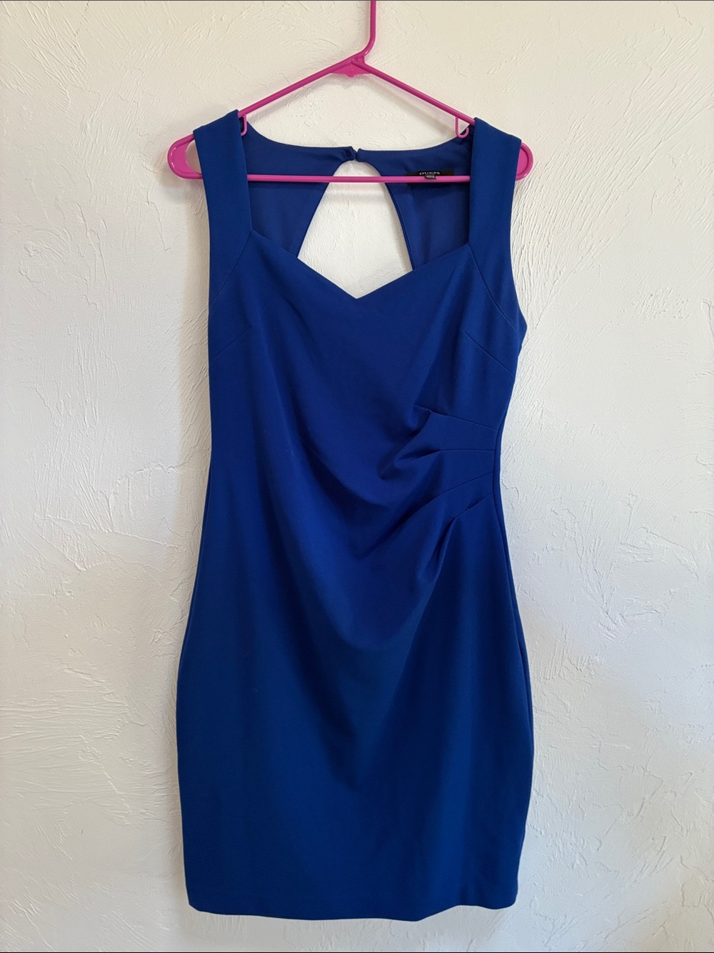 Guess Sleeveless Royal Blue Sheath Dress